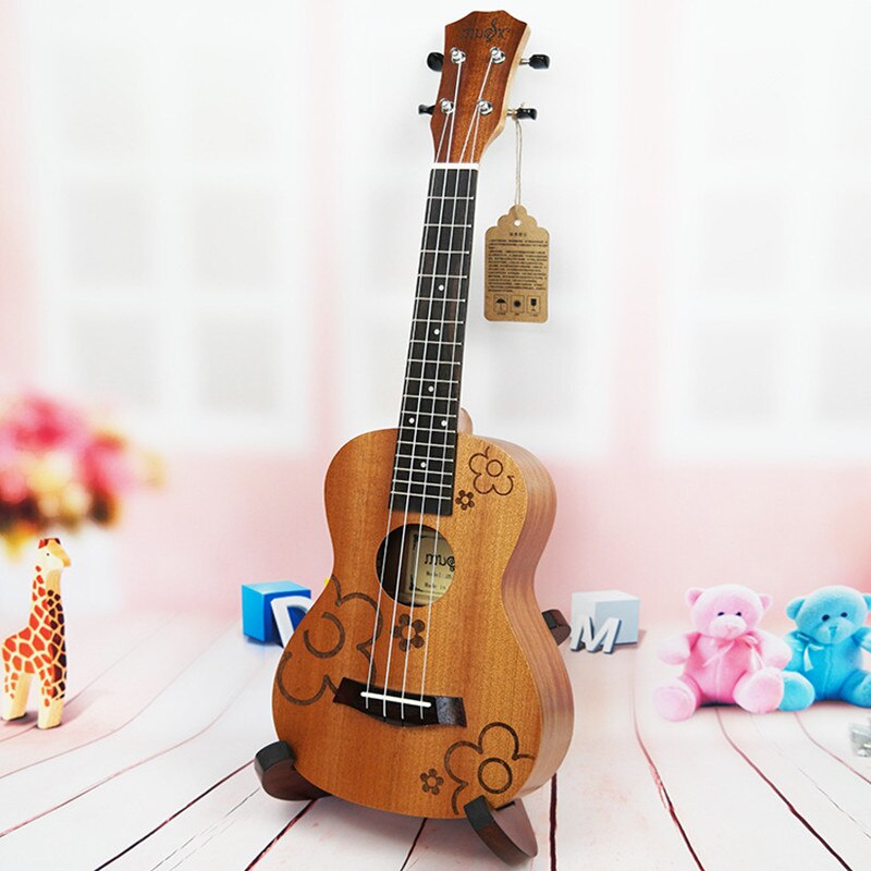 21" Ukulele 4 strings Sapele Acoustic Small guitar Rosewood Fretboard Electric Ukulele with Pickup EQ Musical Instrument guitare