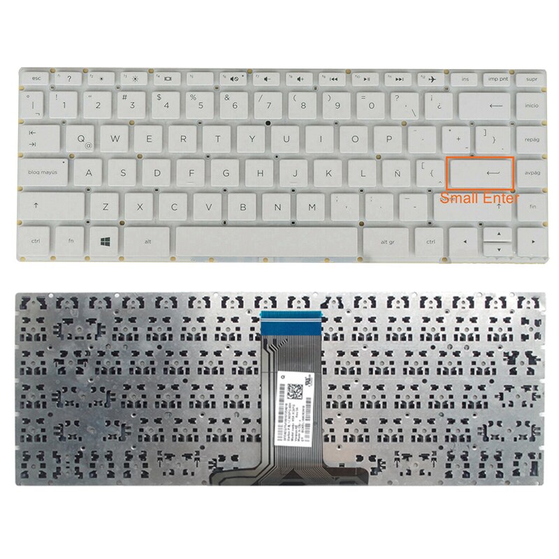 Sp Layout Keyboard Voor Hp Pavilion X360 14T-BA X360 14-BA 14T-BA 14M-BA 14-BS 14-BS057C Geen Frame: SP White
