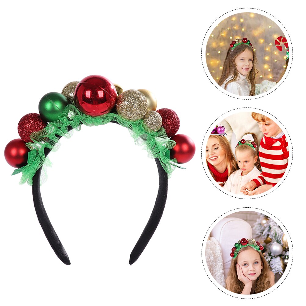 Comfortabele Mooie Creatieve Mooie Aantrekkelijke Kerst Haarbanden Bell Hoofdband Party Haarbanden