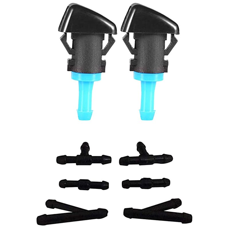 Windshield Washer Nozzle Spray Jet Kit for -16 NISSAN FRONTIER, -12 NISSAN PATHFINDER-15 NISSAN XTERRA: Default Title