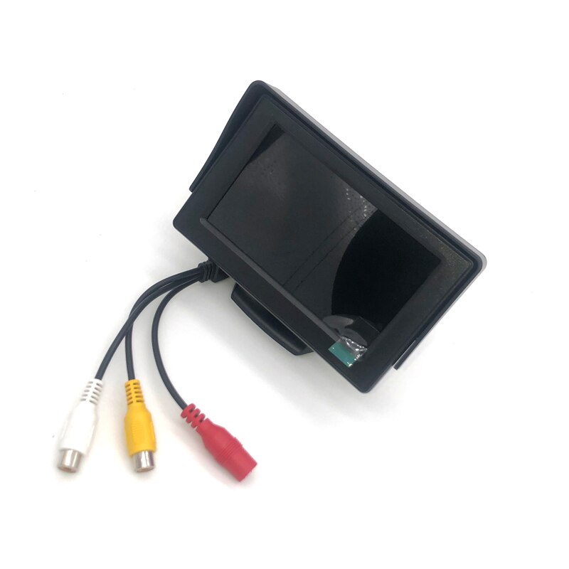 EFHIPS-Monitor plegable para coche, pantalla HD de 4,3 pulgadas TFT LCD, cámara de marcha atrás, sistema de aparcamiento para monitores retrovisores