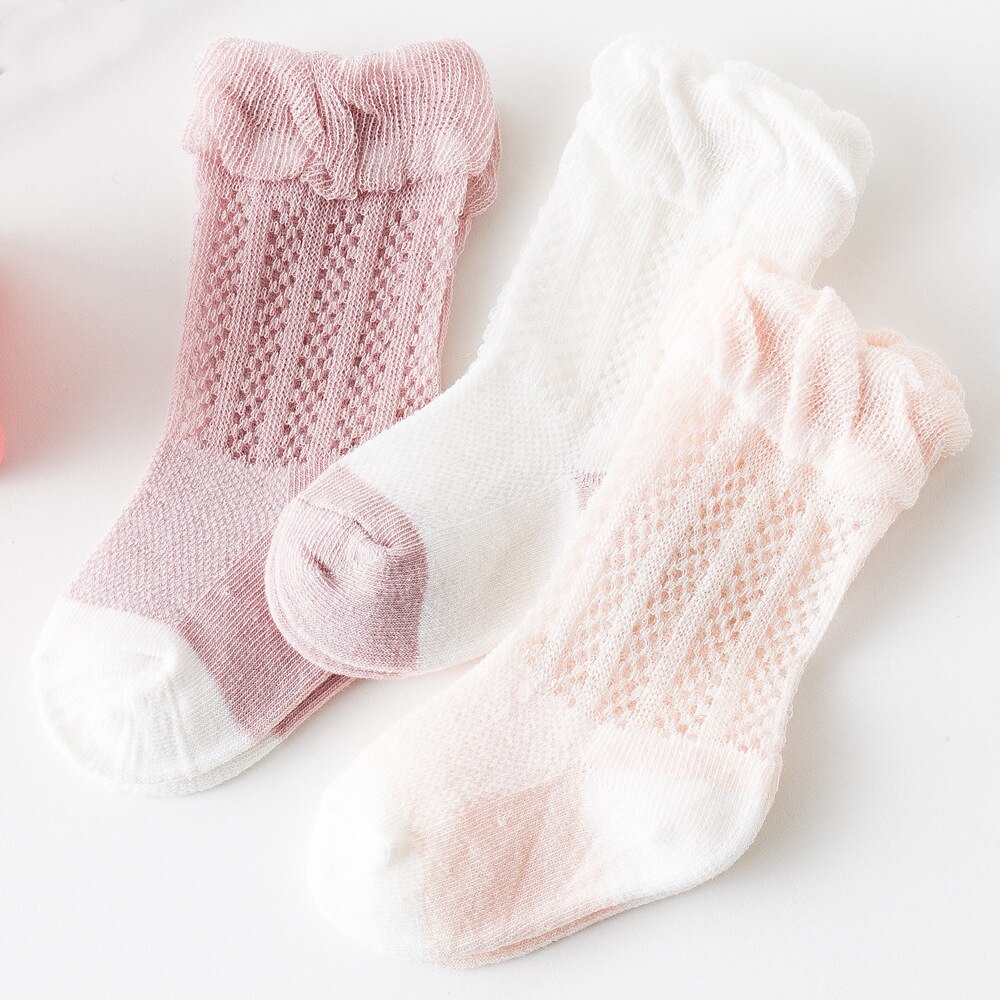 Spring Summer Mesh Baby Socks Pineapple Loose mouthToddlers Socks Newboen Infants Socks Breathable girl princess socks