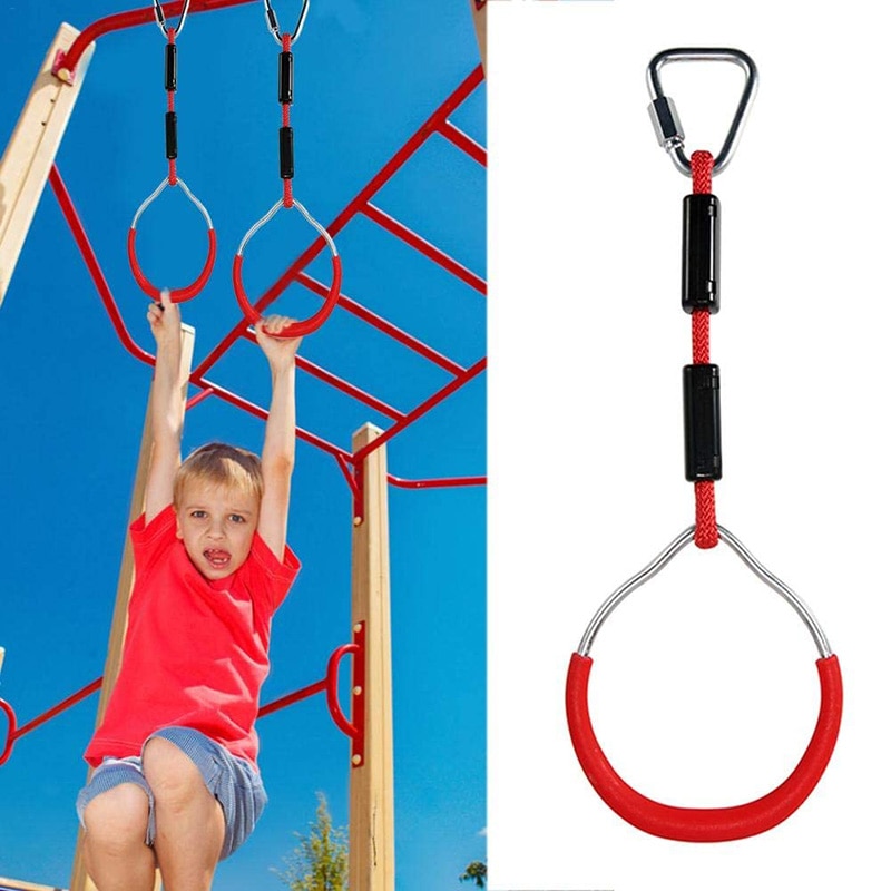 draussen freundlicher Klettern Ausrügestochen Spielplatz Für freundlicher Schaukel Bar Ringe Gymnastik- Ring Klettern Hängen Ringe Schaukeln Zubehör