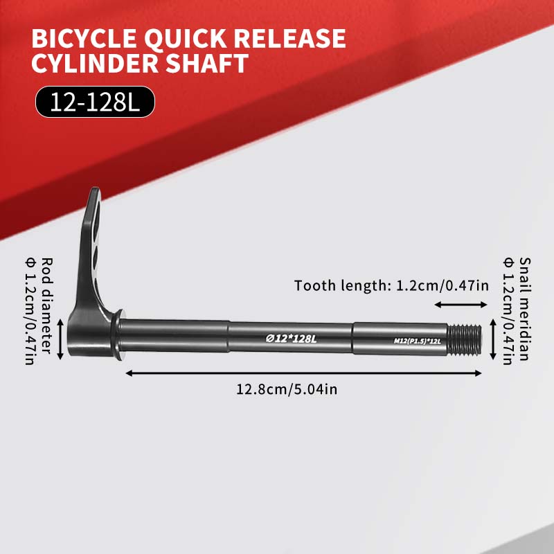 MOTSUV MTB Schnellspanner Steckachse Rennrad Vorderradgabel Welle Spieße Hinterradnabe Steckachse 12x128/162 12x171/175/177 Fahrradachse: verrotten