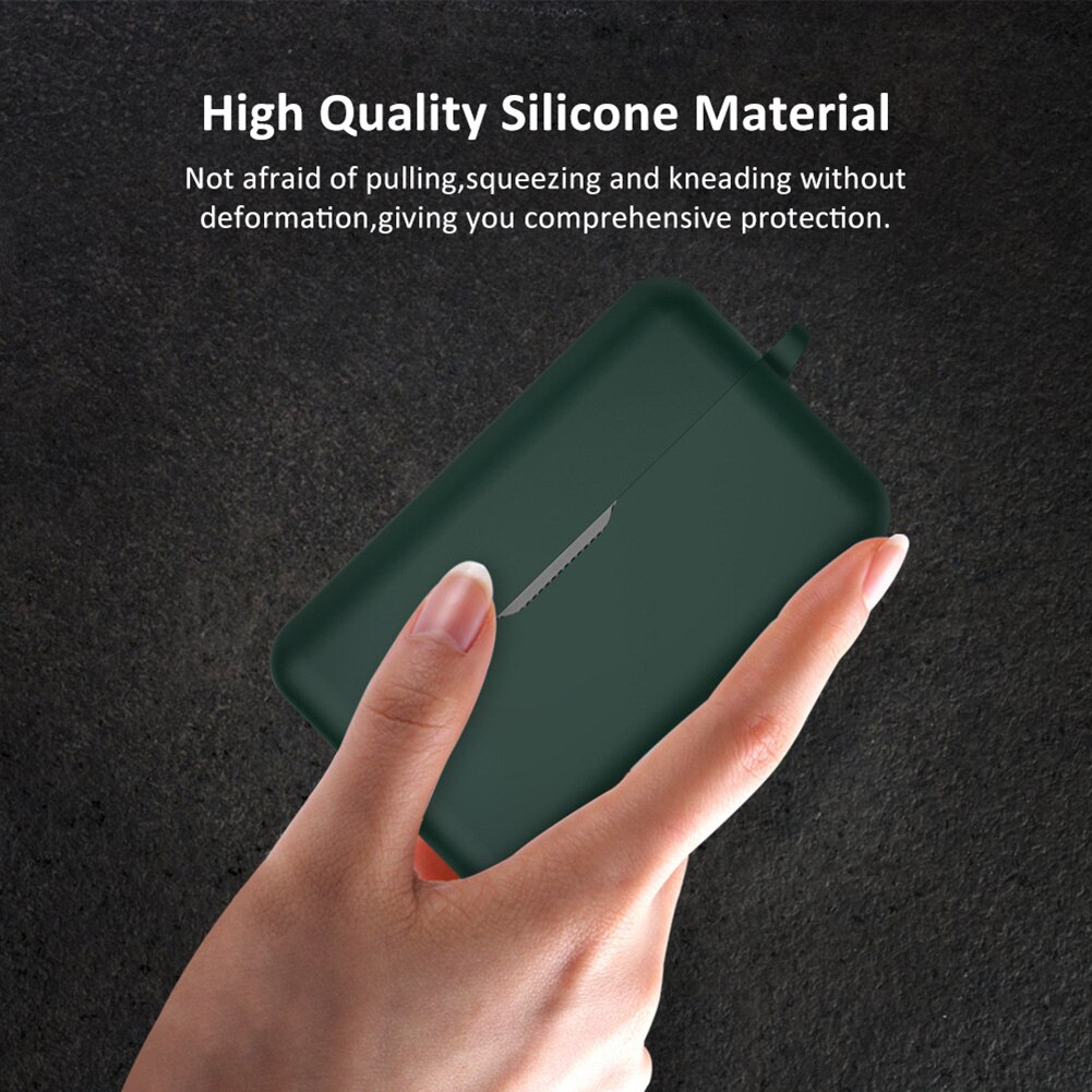 Wireless Microphone Protective Case Mic Charging Box for DJI Action 2/OM 5 with Lightning USB-C Ports 250m Transmission Dual