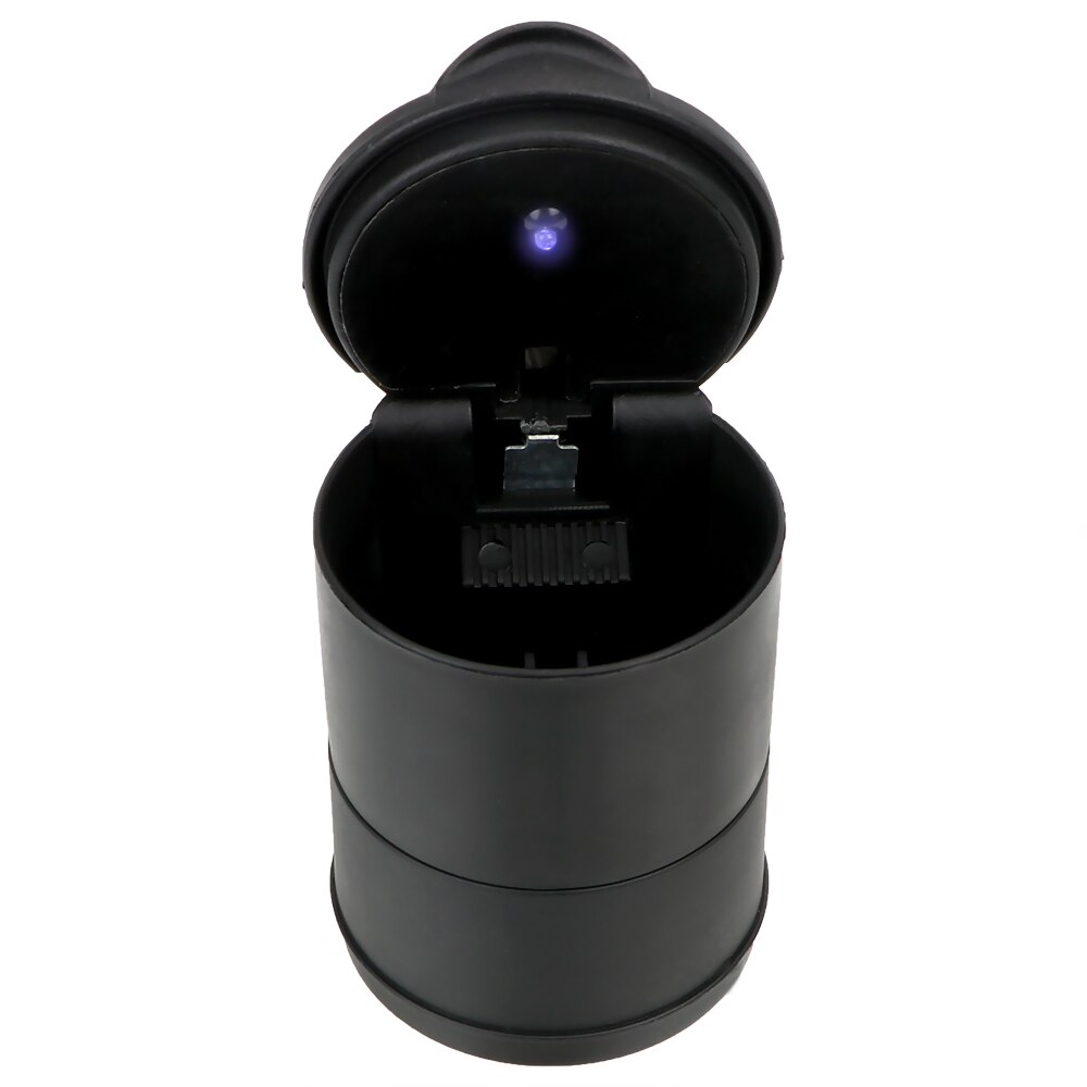 Cenicero para coche con luz LED, accesorios para coche con estilo, Material ignífugo PBT, cenicero para automóvil