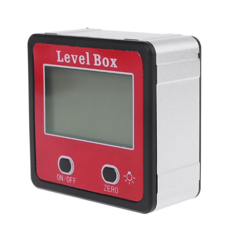 Digitale Inclinometer Waterpas Gradenboog Hoek Gauge Meter Bevel Niveau Doos met Magneet
