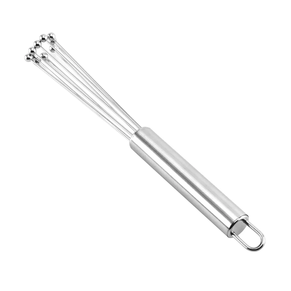 1 Pc Rvs Bal Garde Set Keuken Garde Draad Ei Garde Voor Koken Mengen Kloppen Kloppen Roeren Ei bakken Tool: green