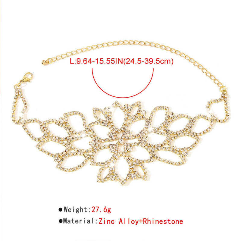 Stonefans Sexy Holle Bloemvorm Strass Arm Armband Voor Vrouwen Eenvoudige Bloemen Bruidsarmband Bruiloft Sieraden Accessoires