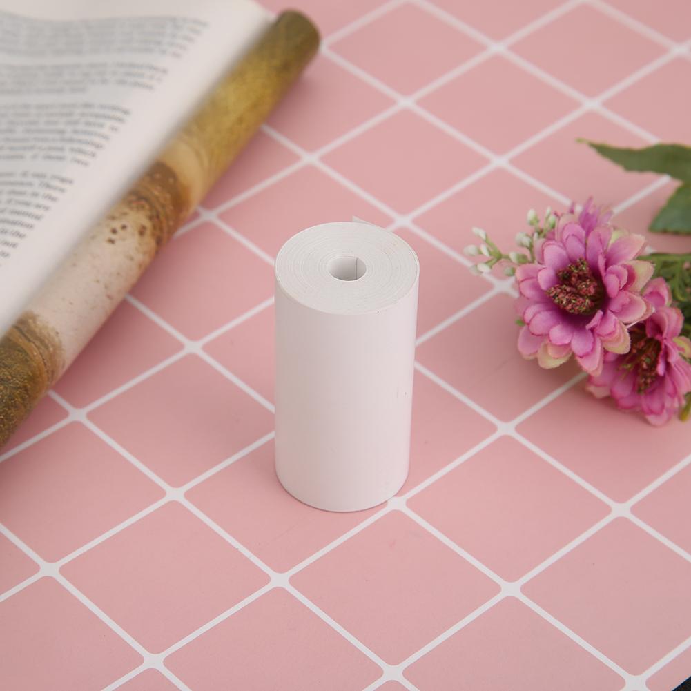 Druck Aufkleber Papier 5 Rollen 57*30mm Thermische Druck Papier 10 Meter Druckbare Aufkleber für Paperang Peripage Drucker zugang