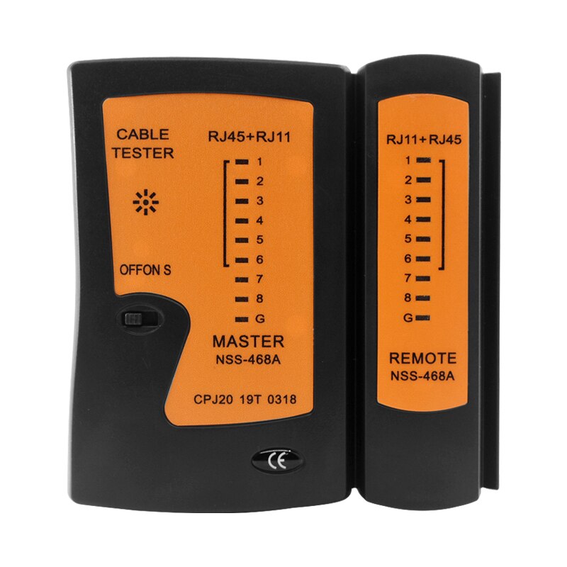 Tishric lan-tester nss -468a dual-interface  rj11 rj45 kabel-tracker leitungsfinder verkabelungs-netzwerkkabeltester netzwerkwerkzeuge