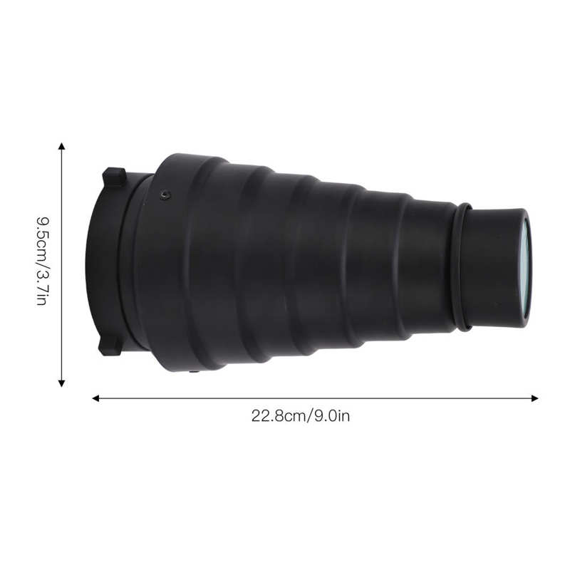 Snoot optique conique Durable, ombre lourde précise pour Photo