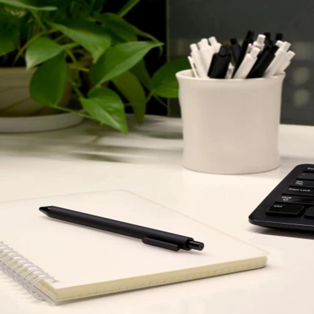 Xiaomi-bolígrafos KACO originales para firmar, bolígrafos duraderos de 0,5mm, recargables, 10 unids/paquete, tinta negra japonesa, papelería escolar