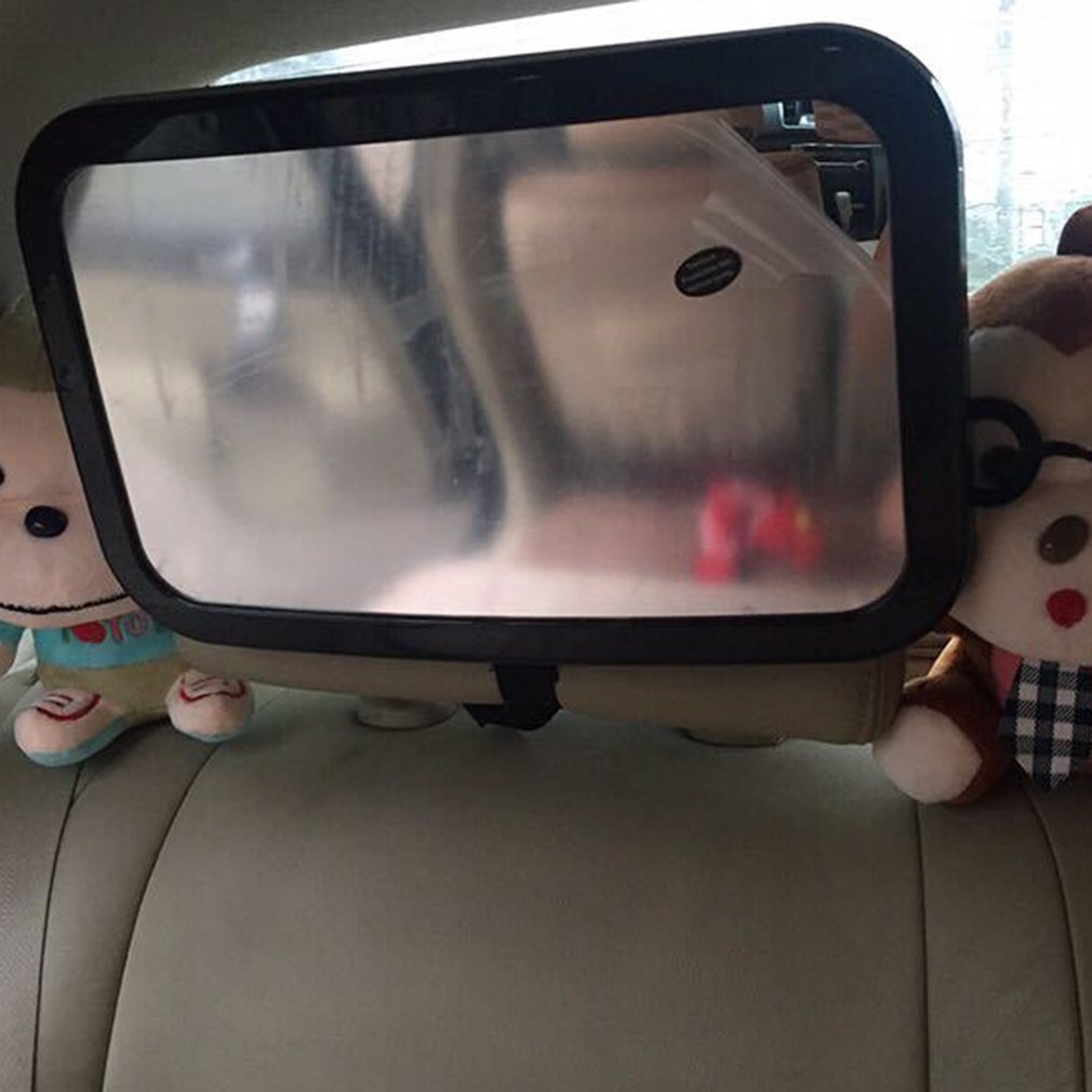 Miroir de voiture de sécurité bébé avec pince et ventouse sur pare-brise 360 degrés Rotation rétroviseur bébé tout-petit miroir