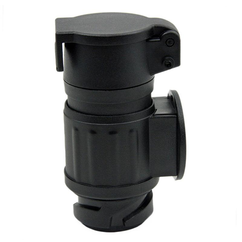 EU 13 To 7 Pin Adapter Connector Pin Socket Trailer Towbar Towing Caravan Truck Electrical Converter