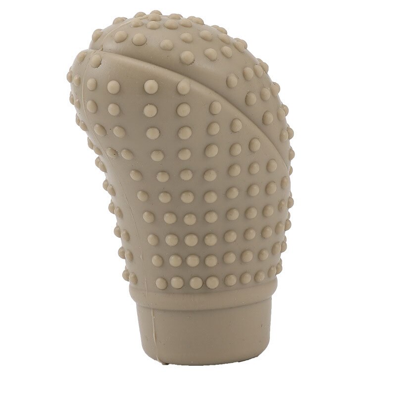 Universal Handbrake Cover Anti-skid Silicone Manual Automatic Transmission Car Gear Lever Shift Lever Lever Knob Dust: Beige