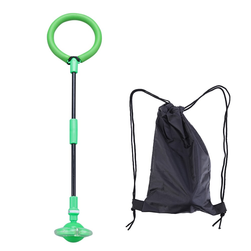 freundlicher glühend hüpfen Bälle Eine Fuß LED-Blitz Springen Seil Knöchel Überspringen für freundlicher Jungen Mädchen Bildung Spielzeug: grün