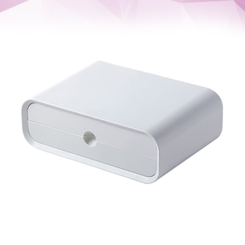 Multifunctionele Computer Screen Stand Monitor Plank Desktop Opbergrek Container Wit