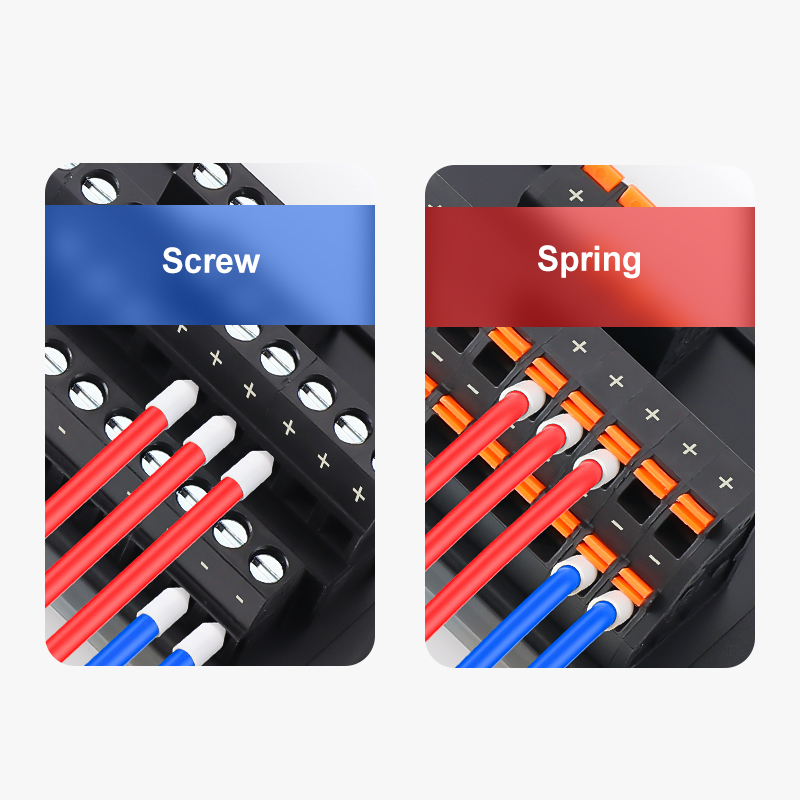 ENMG Screw terminal Save Wiring Split Terminal Block ECTB 10A Power Splitter PLC Terminal Block One to One One One to One 10~64