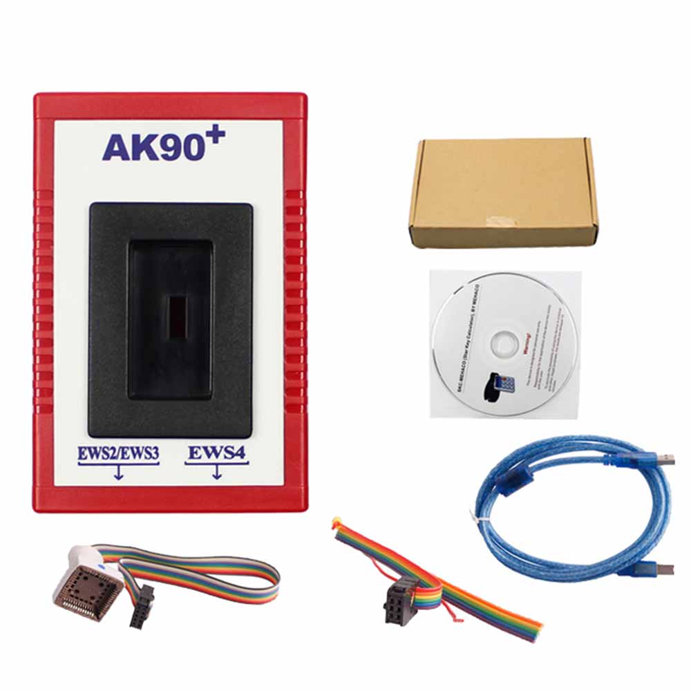 Key Programmeur AK90 V3.19 OBD2 Diagnostic Tool AK90 Alle Voor Bmw Ews Toetsen 1995 Ak 90 Identificeren sleutels Auto Reparatie Tool