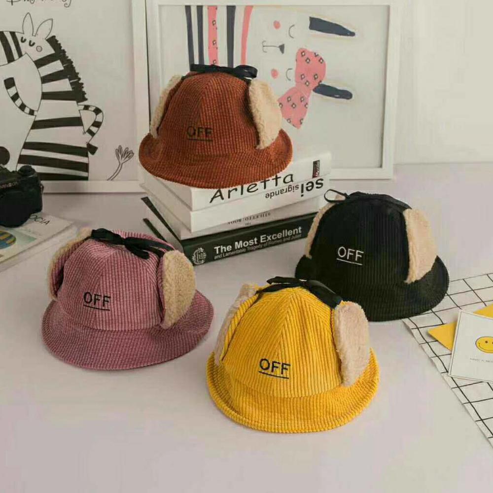 Gorros de dibujos animados Unisex para niño, gorros con orejeras, gorros cálidos con protección para las orejas, accesorios para niño, Otoño e Invierno