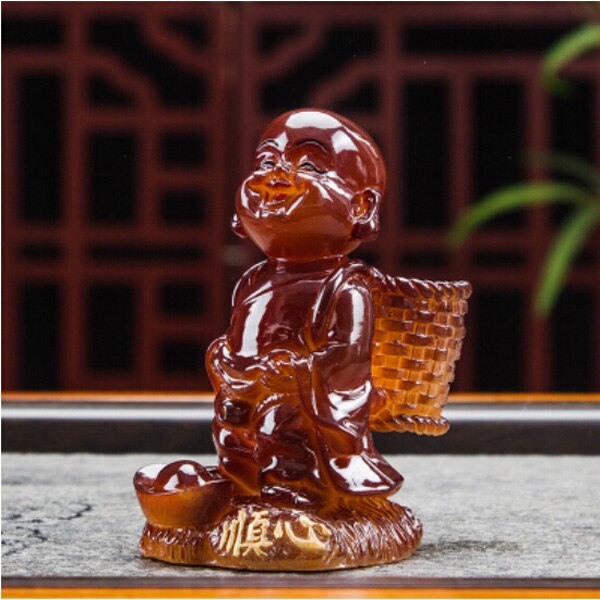 Hjem misfarvning te kæledyr ornamenter vand springvand lille munk tisse dreng te te spille te bakke smykker tilbehør: S3