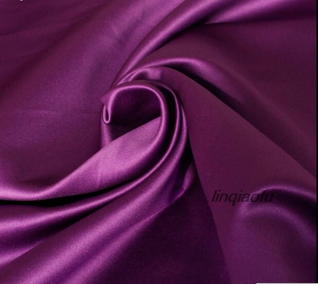 Rode stof kleding trouwjurk satijnen doek met licht dikke satijnen geïmporteerd diy doek trouwjurk stof: 4