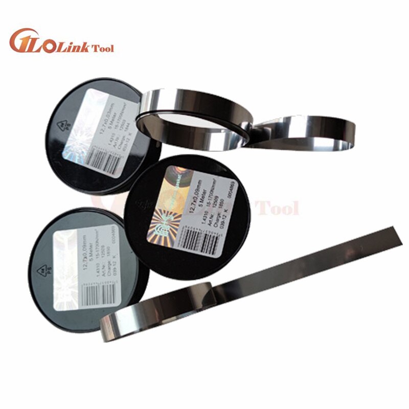 0,01 zu 0,6mm Dicke Edelstahl Blatt Lücke Dichtung Shim Platte Folie Streifen Hohe Präzision 12,7mm Breite 5000mm Fühler Lehren