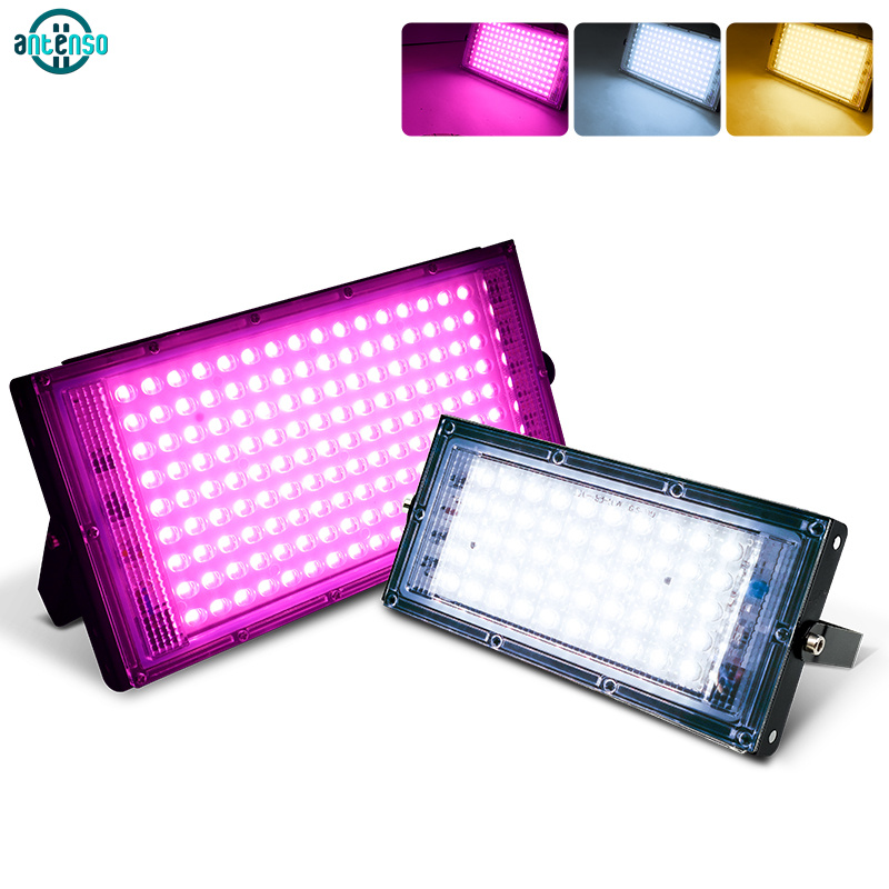Lampe horticole de croissance LED, 50/100W, AC 220V, pour serre/chambre de culture, éclairage pour plantes
