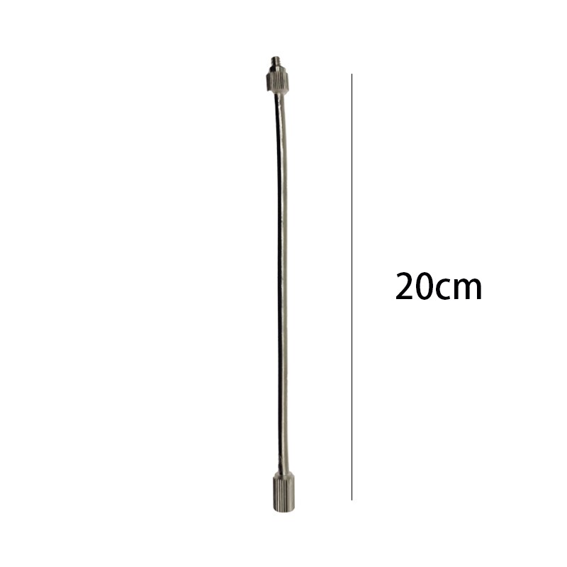 Buse de brouillard en laiton 200MM, filetage 3/16 pouce, tige d'extension de pulvérisation d'atomisation de brouillard, pôle Flexible 1 pièce: Default Title