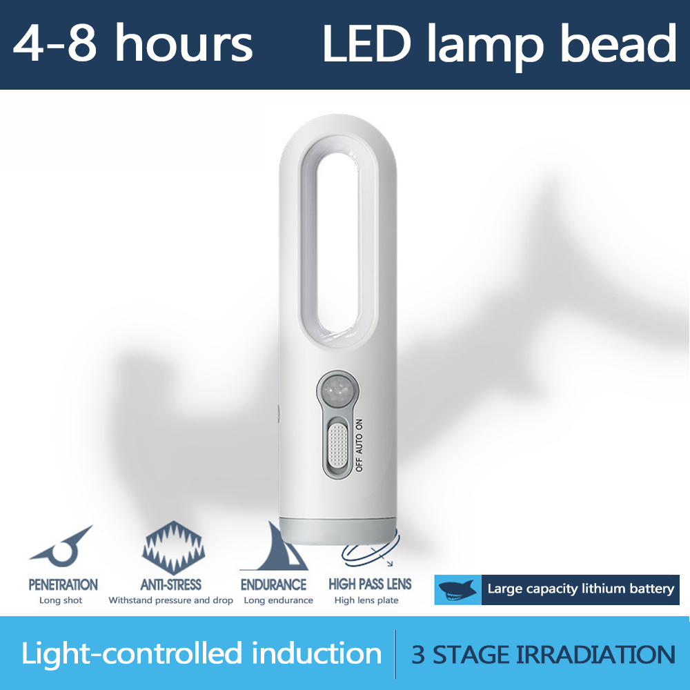 2-in-1 LED-zaklamp Campinglamp Oplaadbare bewegingssensor Draagbaar nachtlampje Handig en veelzijdig leeslampje