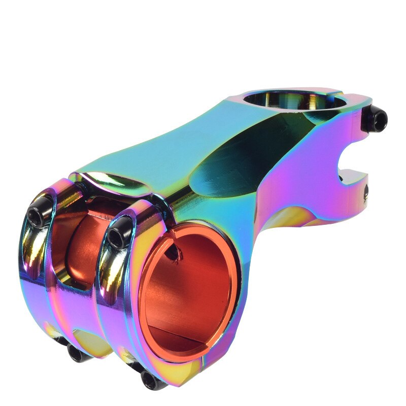 BESNIN Fiets Stuurpen – 0 Graden, 31,8 Mm, 35 Mm Lang – Kleurrijke Two-tone Uitvoering – Geschikt Voor MTB, BMX, Racefiets