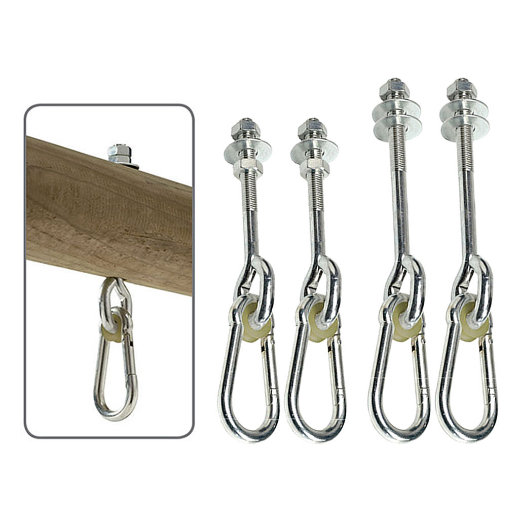 Swing Thread Hook Game Yoga Sets Ceiling Mount Lock Safety Seat