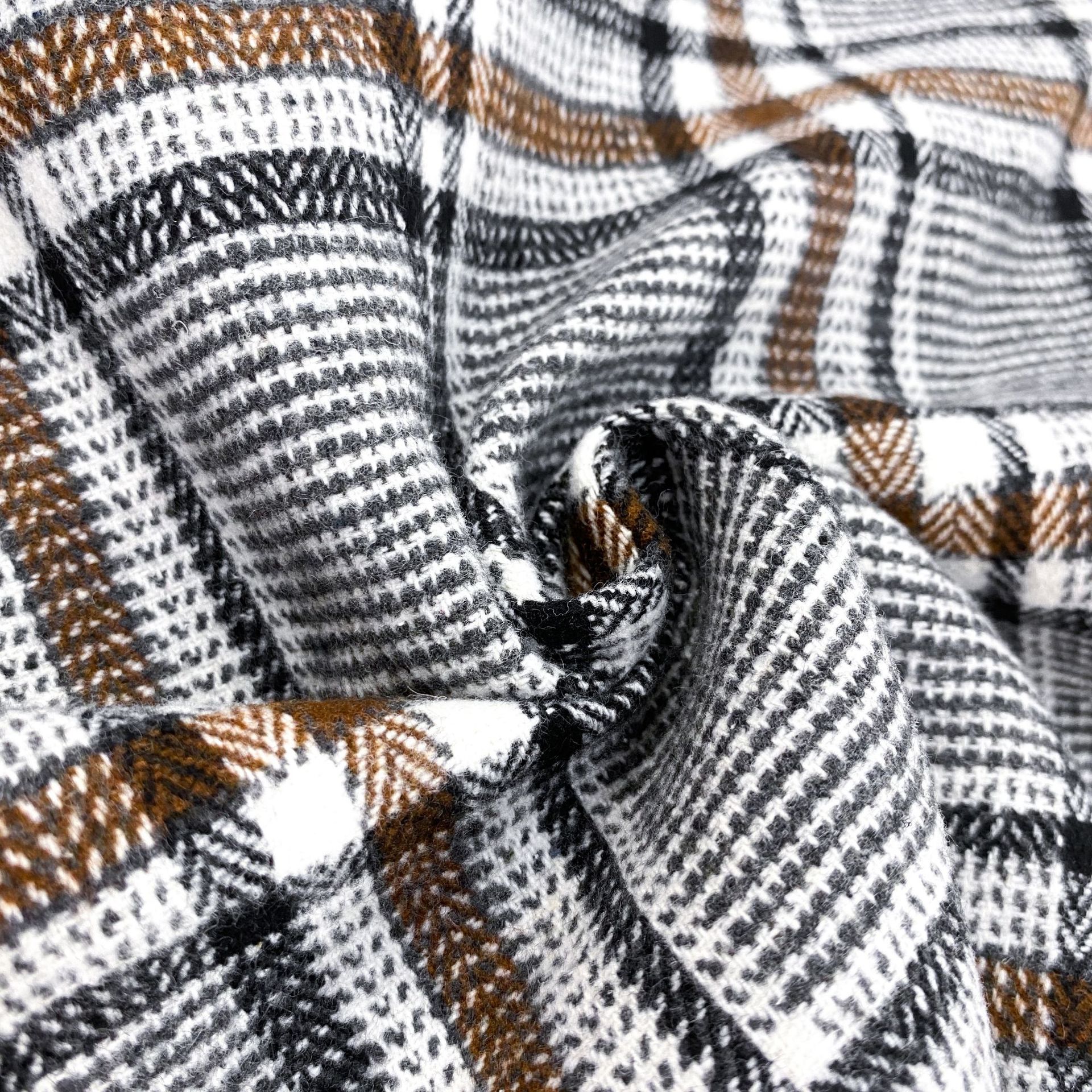 Autumn England style boys woolen plaid long jackets kids outwears children thick casual coats