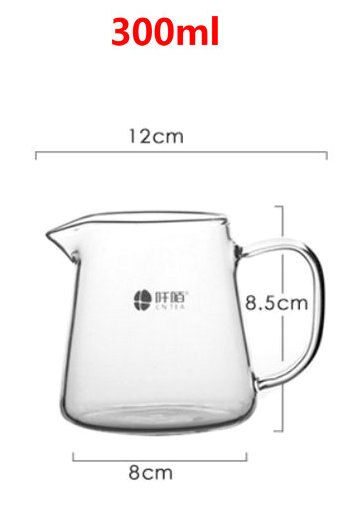 "kingteamall" glass gaiwan for gongfu cha tekopp tekar teverktøy tesett 300ml / 400ml: 300ml