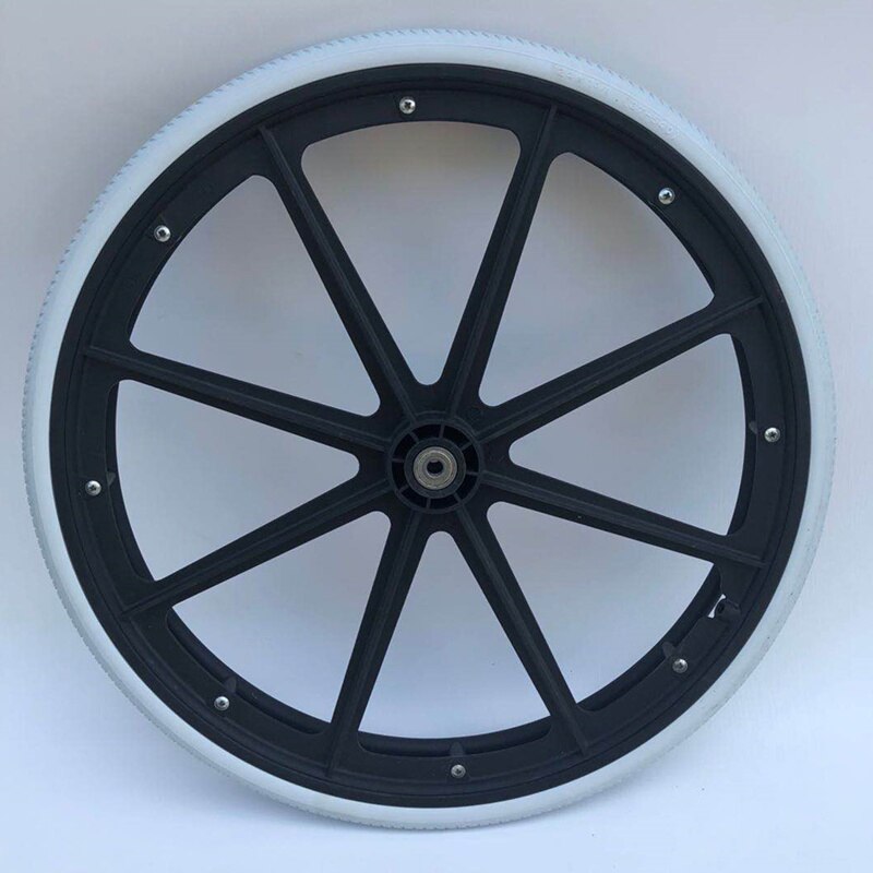 Jaycreer 24 "22" Pneumatische Platte Gratis Composiet Rolstoel Wiel Met Hoepel