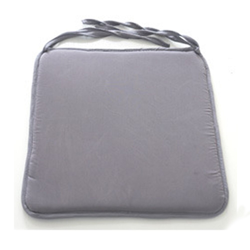 40x40cm Feste Terrasse Stuhl Kissen Tatami Schutz Hause Büro Esszimmer Platz Mit Kabel Dekoration Nicht Unterhose Sitz Pad Weichen: hell grau