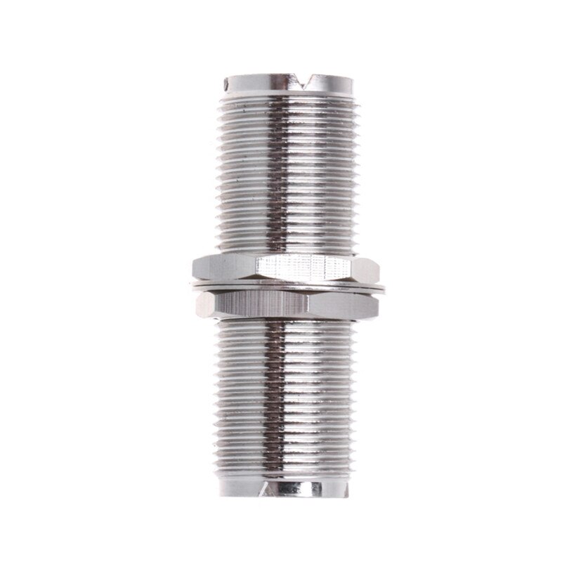 Uhf  so239 hun- til hunstikmøtrik skott panelmonteret adapterstik lige f / f: Default Title