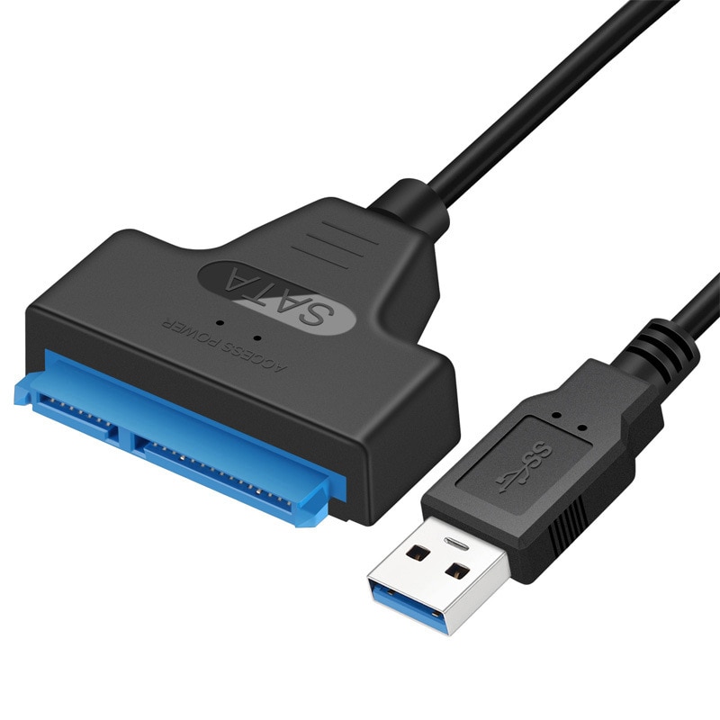 Usb 3.0 sata 3 kabel sata naar usb 3.0 adapter tot  to 6 gbps ondersteuning 2.5 inch externe hdd ssd harde schijf 22 pin sata iii kabel