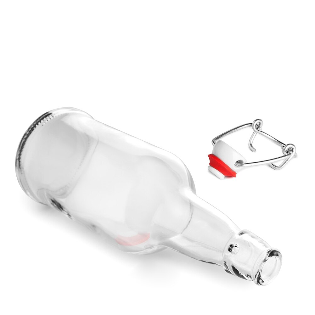 6 Pcs/2Pcs Cap Flip Top Stopper Transparant Drank Ronde Fruit Wijn Fles Rvs Vervanging Swing Top caps