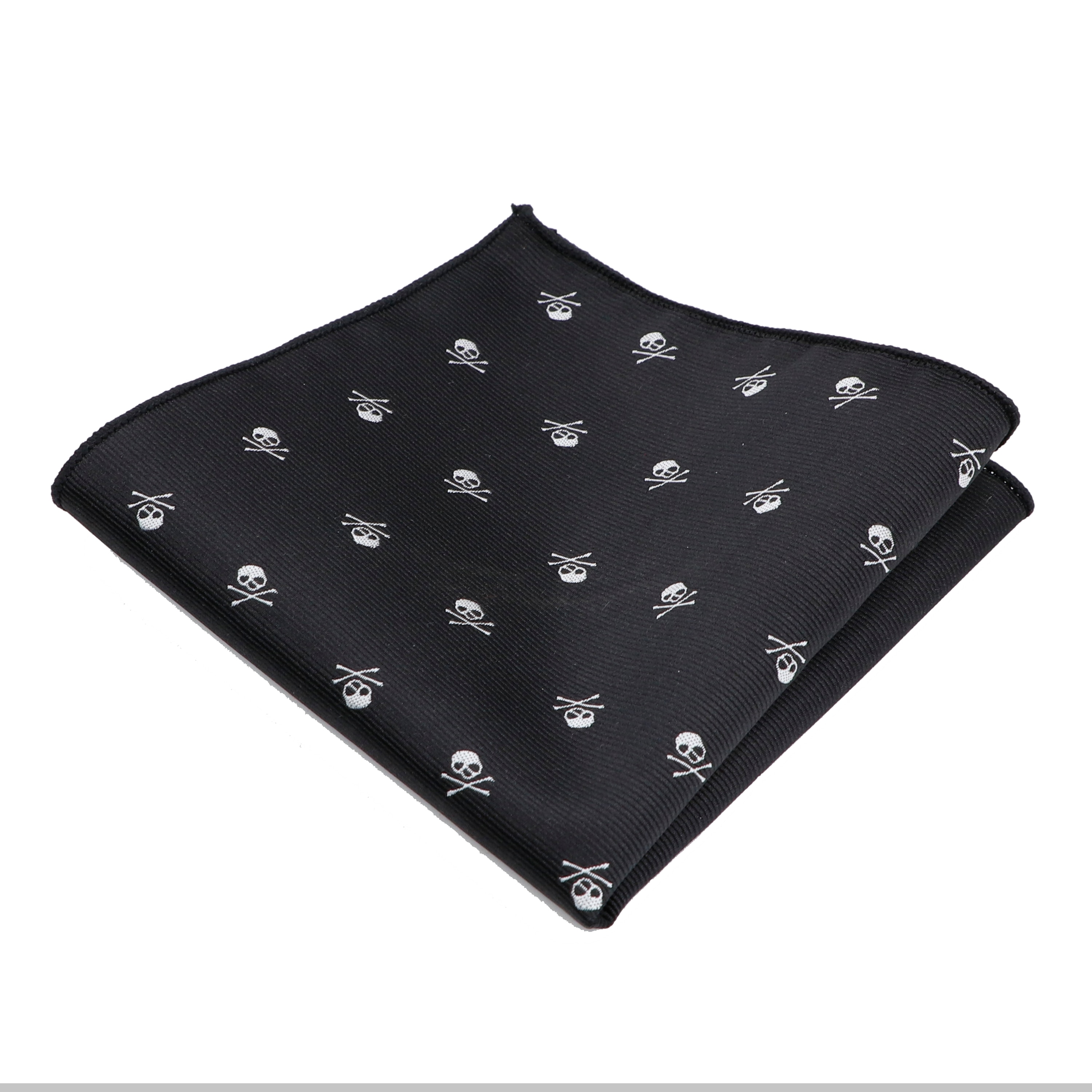 Pañuelo cuadrado de bolsillo para hombre, pañuelo de Calavera, azul, rojo, negro, 26x26CM, traje de pañuelo, toalla de pecho para de boda y negocios