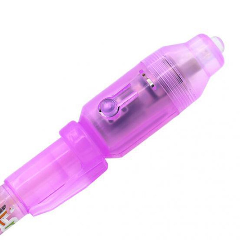 Creatived Secret Message Invisible Ink Pen with UV Black Light Kid Student