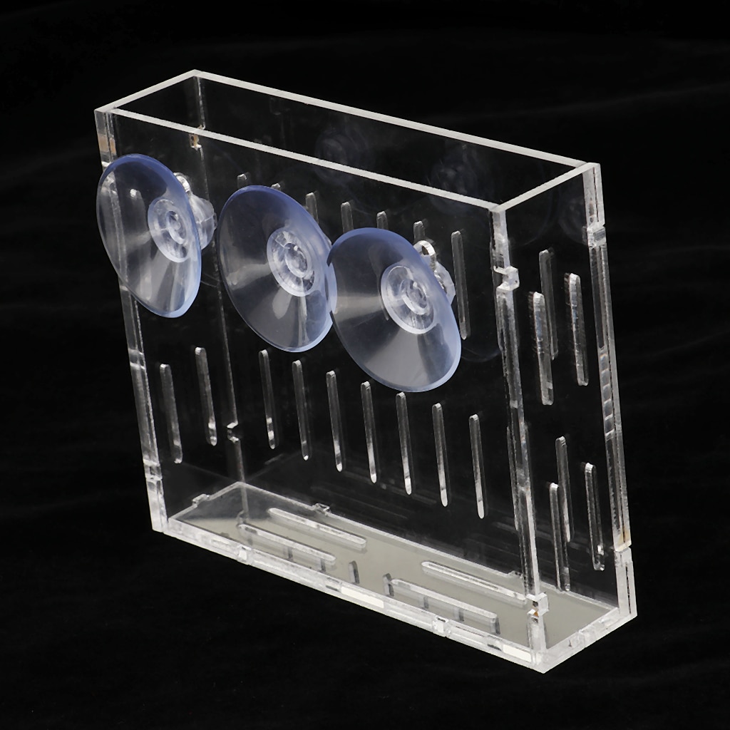 Acrylic Wall Hanging Vase Plant Holder Clear Holder Pot Aquarium Planting Cup