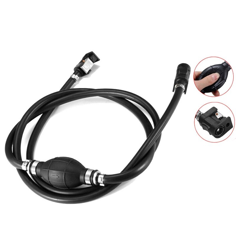 Tuyau de gaz universel de 5/16 pouces, ensemble de conduite de carburant, pompe de transfert manuelle à bulbe, adapté aux bateaux hors-bord