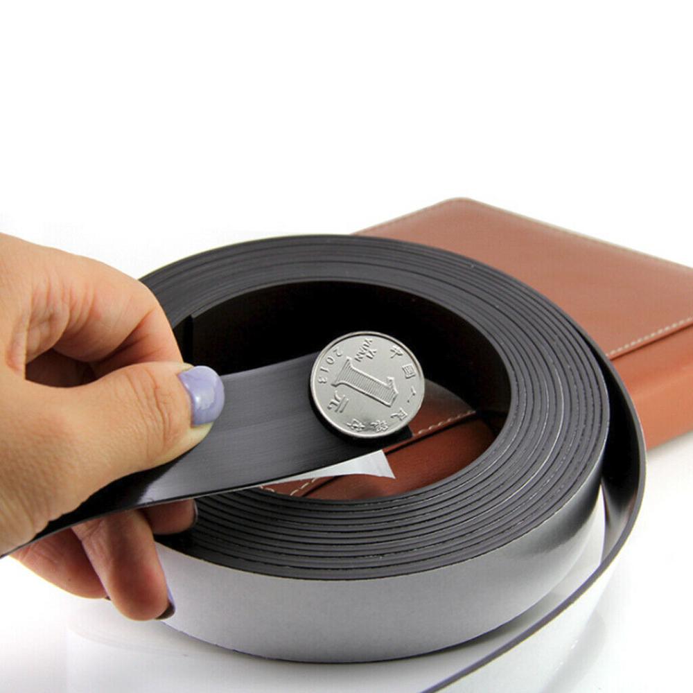 One Side Self Adhesive Magnetic Tape Magnet Strip 5 Size Choice