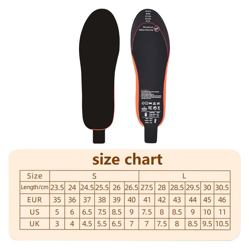 Heated Insoles APP Control 3000mAh Electric Foot Warmer Compress Remote Control 3-speed Shoes Pads For Skiing Winter Outdoor