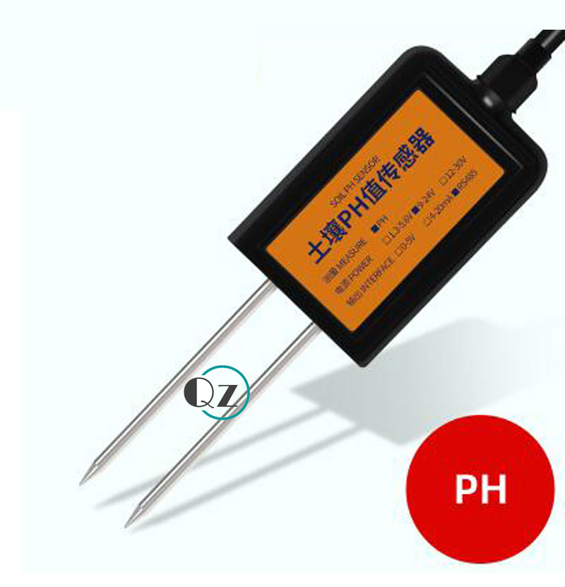 Soil temperature and humidity sensor PH conductivity nutrient soil sensor soil NPK sensor nitrogen phosphorus potassium detector: RS485 PH