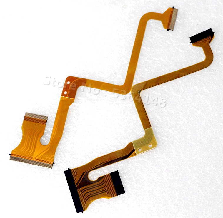 2Pcs Lcd Flex Kabel Voor Jvc Gz-MS120 MS123 MS130 HM200 Video Camera Reparatie Deel