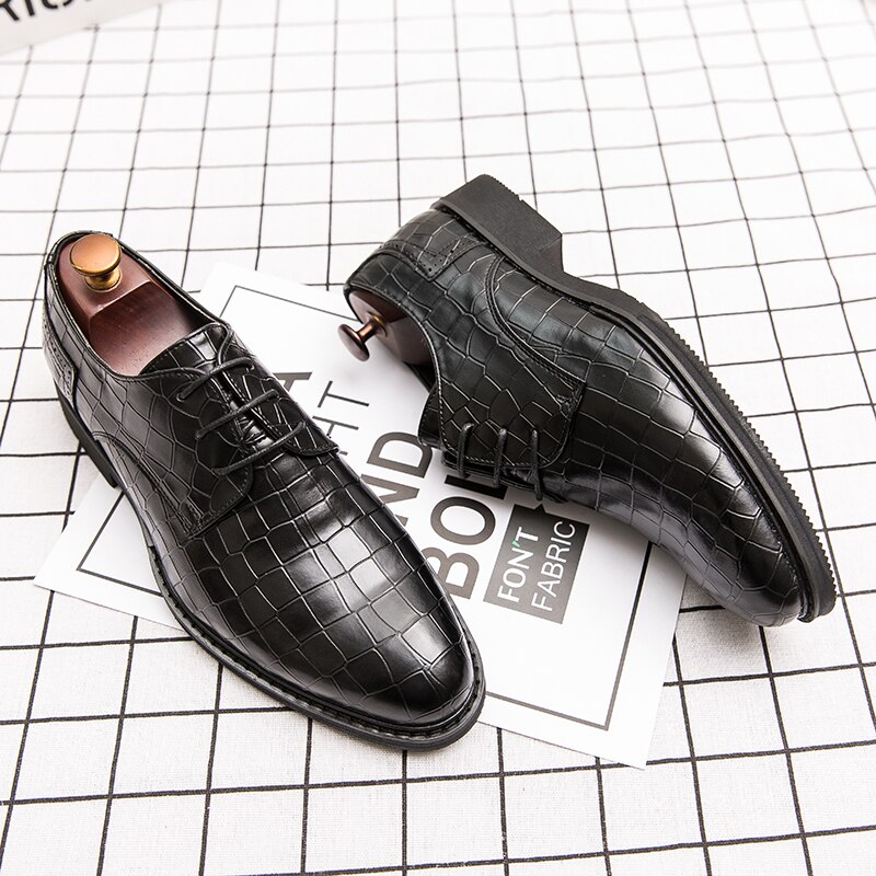 Chaussures formelles élégantes pour hommes, chaussures oxford confortables pour hommes, zapatos hombre, 47