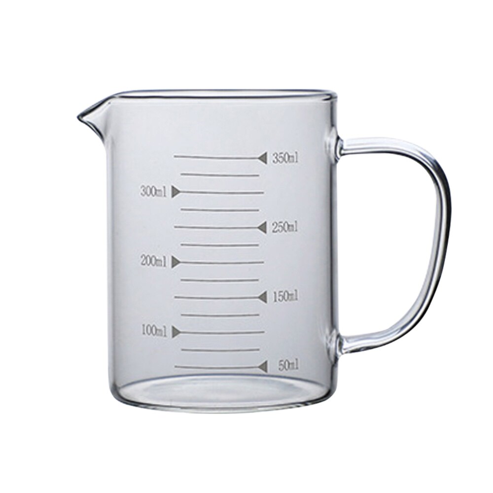 350ml hoge borosilicaat glazen maatbeker  -20 ° -150 ° temperatuurbestendig maatglas voor keuken of restaurant: Foto 1